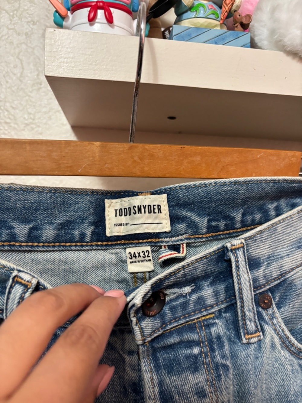 todd snyder straight jeans size 34 x 32 - Picture 7 of 9
